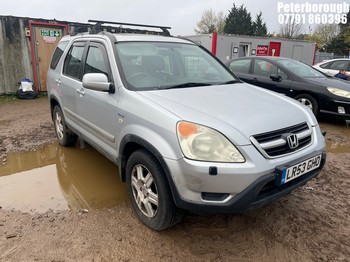 Location: Peterborough - 2003 HONDA CR-V I-VTEC SE EXEC. AUTO Estate REG: LR53GHO, Keys: No, MOT Expiry date: 17/04/2025, 1998 Petrol, 4 Speed Auto Petrol, Former Keepers: 4
