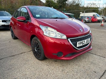 Location: Brentwood - 2012 PEUGEOT 208 ACCESS PLUS 5 Door Hatchback REG: YP62JEU, Keys: No, MOT Expiry date: 23/08/2025, 1199 Petrol, 5 Speed Manual Petrol, Former Keepers: 4