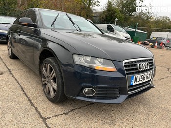 Location: Brentwood - 2008 AUDI A4 SE TDI 6SP 4 Door Saloon REG: MJ58RXF, Keys: No, MOT Expiry date: 15/11/2025, 1968 Diesel, 6 Speed Manual Diesel, Former Keepers: 6
