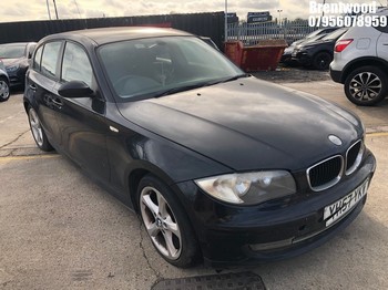Location: Brentwood - 2007 BMW 118I ES 5 Door Hatchback REG: YH57YKV, Keys: No, MOT Expiry date: 31.5.2018, 1995 Petrol, 6 Speed Manual Petrol, Former Keepers: 4