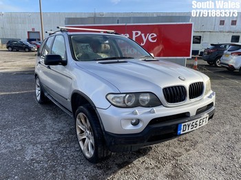 Location: South Wales - 2005 BMW X5 SE D AUTO Estate REG: DY55EFT, Keys: No, MOT Expiry date: 19/09/2023, 2993 Diesel, 6 Speed Auto Diesel, Former Keepers: 5