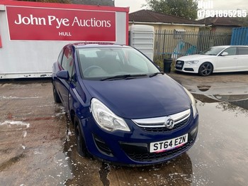 Location: Hull - 2014 VAUXHALL CORSA S ECOFLEX 3 Door Hatchback REG: ST64EZN, Keys: No, MOT Expiry date: 27/05/2025, 998 Petrol, 5 Speed Manual Petrol, Former Keepers: 8