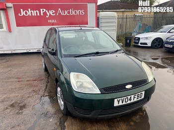 Location: Hull - 2004 FORD FIESTA 5 Door Hatchback REG: YV04FBD, Keys: No, MOT Expiry date: 15/06/2026, 1242 Petrol, 5 Speed Manual Petrol, Former Keepers: 13