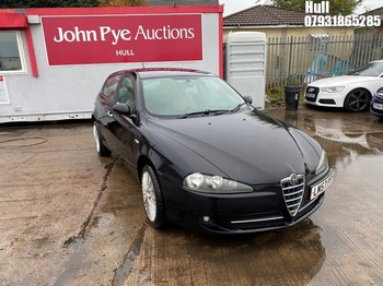 Location: Hull - 2007 ALFA ROMEO 147 TURISMO JTDM 8V 5 Door Hatchback REG: LM57PPF, Keys: No, MOT Expiry date: 29/12/2025, 1910 Diesel, 5 Speed Manual Diesel, Former Keepers: 9