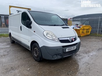 Location: Leeds - 2008 VAUXHALL VIVARO 2900 CDTI LWB Panel Van REG: YD58UPA, Keys: No, MOT Expiry date: 14-06-2025, 1995 Diesel, 6 Speed Manual Diesel, Former Keepers: 4