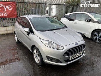 Location: Hayes - 2016 FORD FIESTA ZETEC 3 Door Hatchback REG: KD16ZXA, Keys: Yes, MOT Expiry date: 11/09/2024, 1242 Petrol, 5 Speed Manual Petrol, Former Keepers: 2