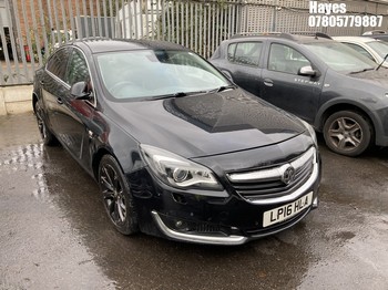 Location: Hayes - 2016 VAUXHALL INSIGNIA ELITE NAV CDTI A 5 Door Hatchback REG: LP16HLA, Keys: No, MOT Expiry date: 31/01/2026, 1956 Diesel, 6 Speed Auto Diesel, Former Keepers: 3
