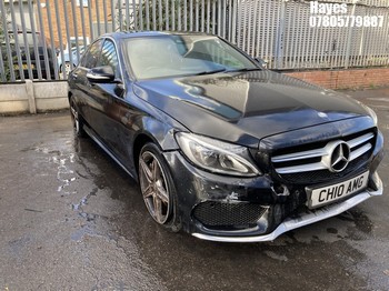 Location: Hayes - 2014 MERCEDES-BENZ C250 AMG LINE PREM + BLUE 4 Door Saloon REG: CH10AMG, Keys: No, MOT Expiry date: 13/03/2026, 2143 Diesel, 7 Speed Auto Diesel, Former Keepers: 3