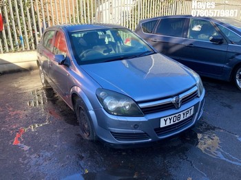 Location: Hayes - 2008 VAUXHALL ASTRA LIFE 5 Door Hatchback REG: YY08YPT, Keys: No, MOT Expiry date: 24/04/2025, 1364 Petrol, 5 Speed Manual Petrol, Former Keepers: 5