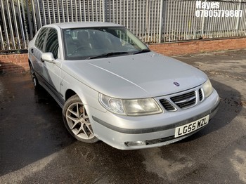 Location: Hayes - 2005 SAAB 9-5 VECTOR AUTO 4 Door Saloon REG: LG55WZL, Keys: No, MOT Expiry date: 27/01/2026, 1990 Petrol, 5 Speed Auto Petrol, Former Keepers: 3