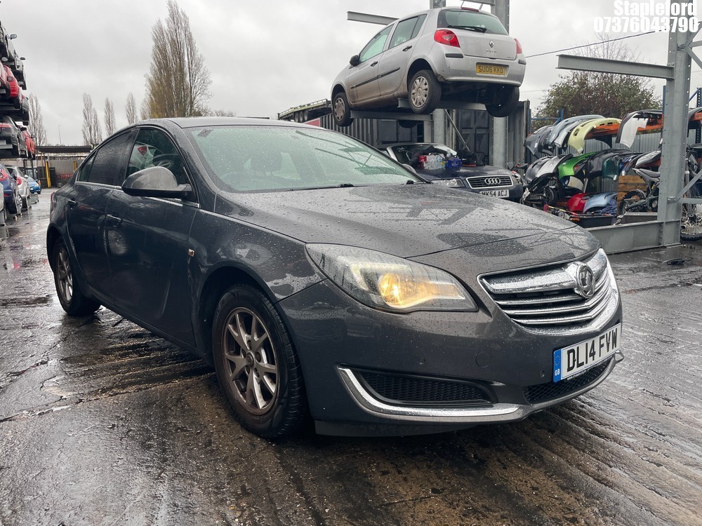 Location: Stapleford - 2014 VAUXHALL INSIGNIA DESIGN CDTI ECO 5 Door Hatchback REG: DL14FVW, Keys: Yes, MOT Expiry date: 03/12/2025, 1956 Diesel, 6 Speed Manual Diesel, Former Keepers: 3