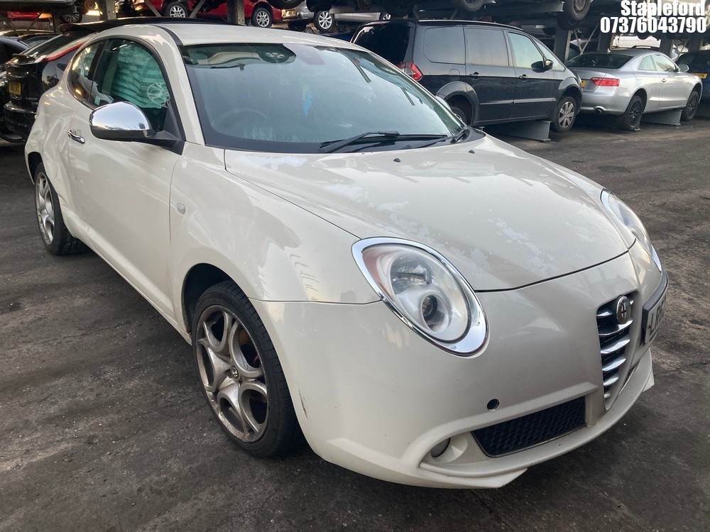 Location: Stapleford - 2012 ALFA ROMEO MITO DISTINCTIVE M-AIR TB 3 Door Hatchback REG: LR62HSO, Keys: Yes, MOT Expiry date: 13/04/2026, 1368 Petrol, 6 Speed Manual Petrol, Former Keepers: 2