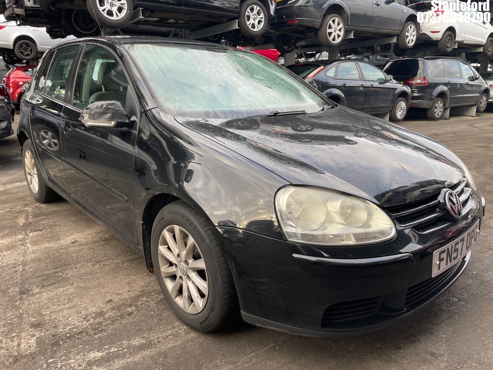 Location: Stapleford - 2007 VOLKSWAGEN GOLF MATCH TDI 105 5 Door Hatchback REG: FN57OPG, Keys: Yes, MOT Expiry date: 07/11/2025, 1896 Diesel, 5 Speed Manual Diesel, Former Keepers: 2