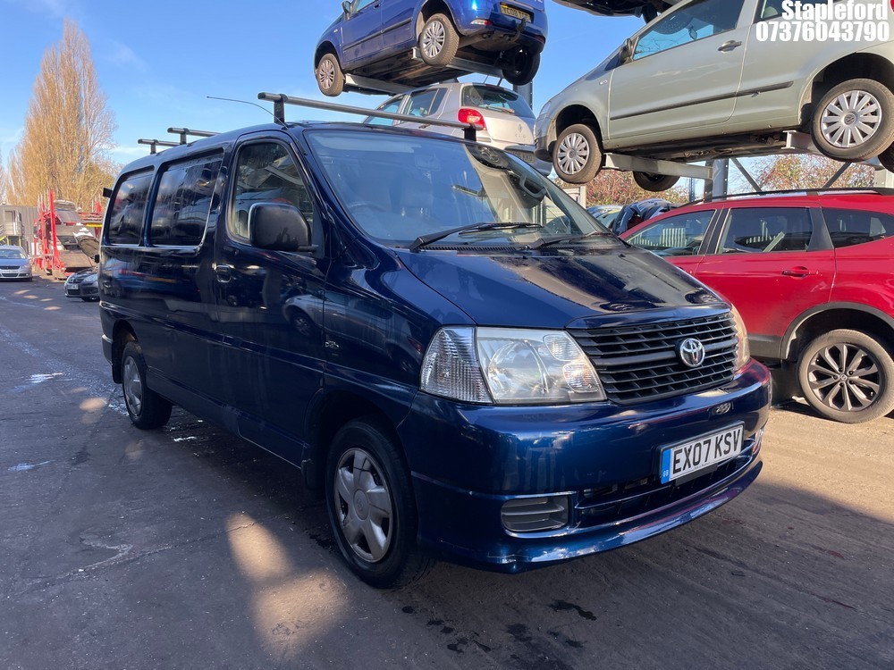 Location: Stapleford - 2007 TOYOTA HIACE 280 D-4D 120 SWB Panel Van REG: EX07KSV, Keys: Yes, MOT Expiry date: 24/11/2025, 2494 Diesel, 5 Speed Manual Diesel, Former Keepers: 3