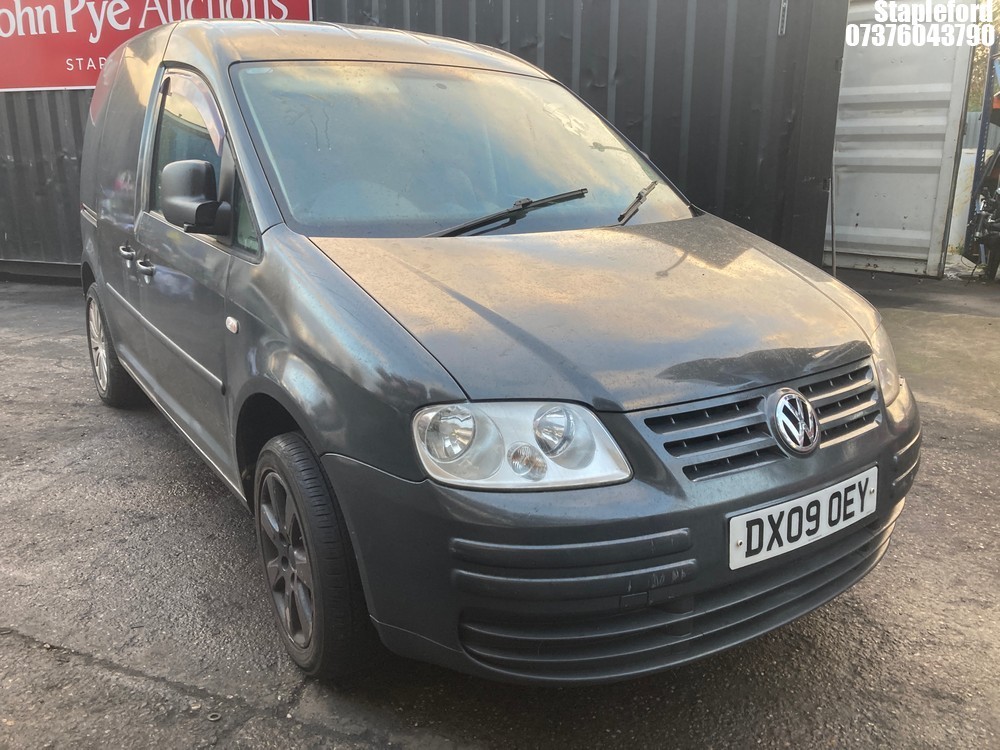 Location: Stapleford - 2009 VOLKSWAGEN CADDY C20 PLUS SDI Car Derived Van REG: DX09OEY, Keys: No, MOT Expiry date: 20/07/2024, 1968 Diesel, 5 Speed Manual Diesel, Former Keepers: 3