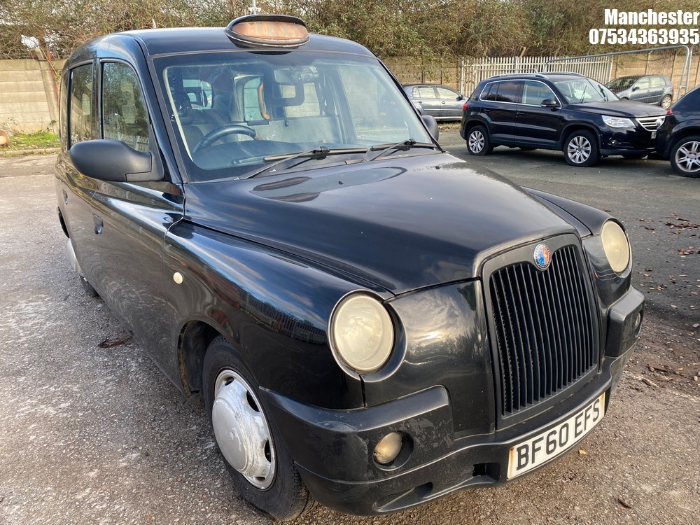 Location: Manchester - 2010 LONDON TAXIS INT TX4 BRONZE TAXI REG: BF60EFS, 2499cc DIESEL, MANUAL DIESEL, Former Keepers: 8, Keys: No, MOT Expiry date: 30/09/2012
