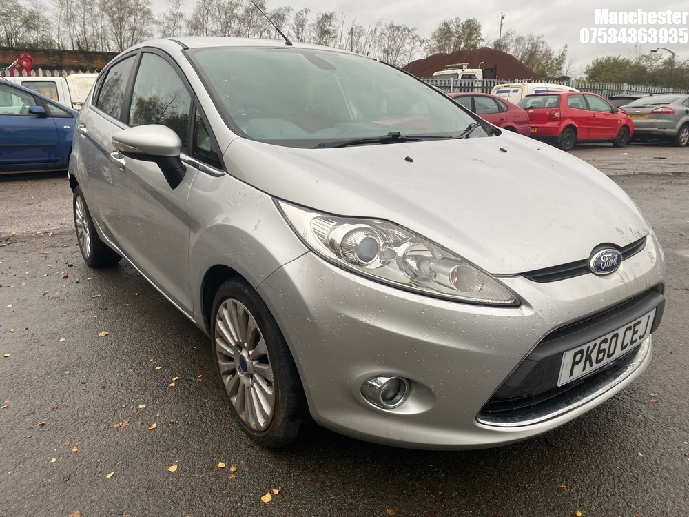 Location: Manchester - 2010 FORD FIESTA TITANIUM AUTO 5 Door Hatchback REG: PK60CEJ, 1388cc Petrol, 4 Speed Auto Petrol, Former Keepers: 4, Keys: No, MOT Expiry date: 26/09/2026