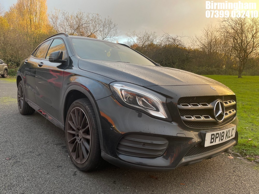 Location: Birmingham - 2018 MERCEDES-BENZ GLA 220 AMG LINE PREM D 4 SUV REG: BP18KLC, 2143cc Diesel, 7 Speed Auto Diesel, Former Keepers: 3, Keys: Yes, MOT Expiry date: 05/06/2026