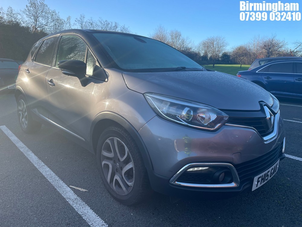 Location: Birmingham - 2015 RENAULT CAPTUR DYNAMIQUE S M-NAV 5 DOOR HATCHBACK REG: FH15GAU, 1461CC DIESEL, 5 SPEED AUTO DIESEL, Former Keepers: 2, Keys: Yes, MOT Expiry date: 31/03/2026