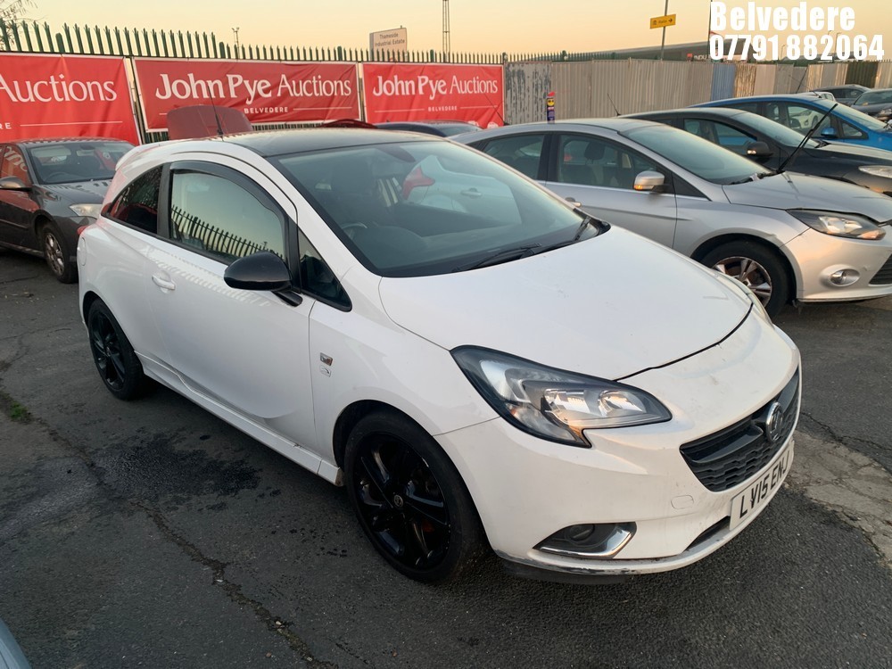 Location: Belvedere - 2015 VAUXHALL CORSA LIMITED EDITION S/S 3 Door Hatchback REG: LV15ENJ, Keys: No, MOT Expiry date: 01/04/2026, 1364 Petrol, 6 Speed Manual Petrol, Former Keepers: 5