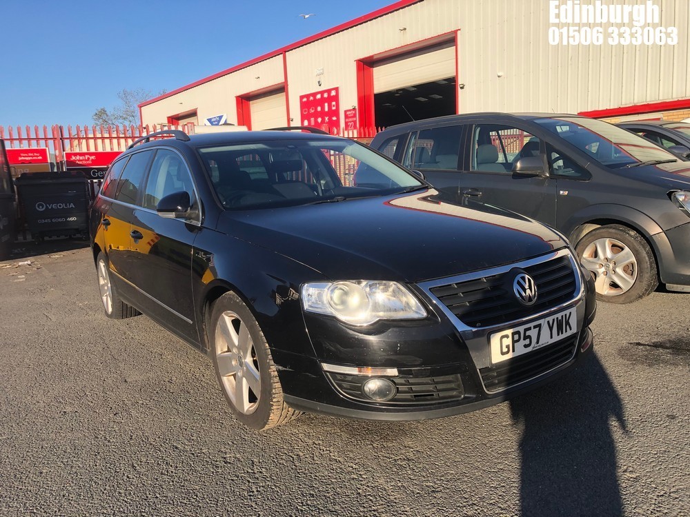 Location: Edinburgh - 2008 VOLKSWAGEN PASSAT SPORT FSI T Estate REG: GP57YWK, Keys: No, MOT Expiry date: 07/03/2026, 1984 Petrol, 6 Speed Manual Petrol, Former Keepers: 8