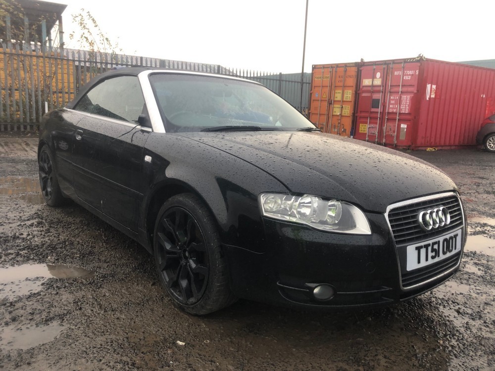 Location: Edinburgh - 2008 AUDI A4 S LINE TDI 140 Convertible REG: TT51OOT, Keys: No, MOT Expiry date: 24/11/2025, 1986 Diesel, 6 Speed Manual Diesel, Former Keepers: 8