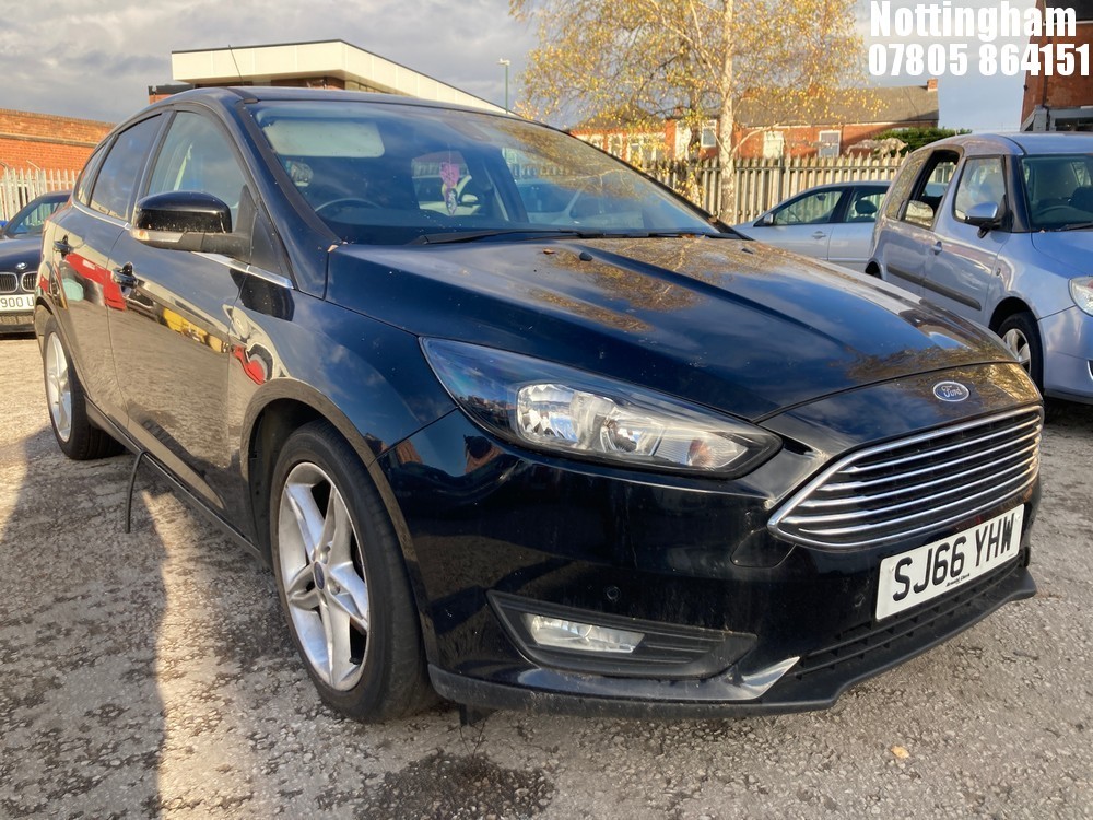 Location: Nottingham - 2016 FORD FOCUS ZETEC TDCI 5 Door Hatchback REG: SJ66YHW, Keys: No, MOT Expiry date: 22/01/2026, 1499 Diesel, 6 Speed Manual Diesel, Former Keepers: 6