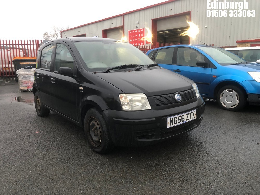 Location: Edinburgh - 2006 FIAT PANDA ACTIVE 5 Door Hatchback REG: NG56ZTX, Keys: No, MOT Expiry date: 17/11/2025, 1108 Petrol, 5 Speed Manual Petrol, Former Keepers: 8