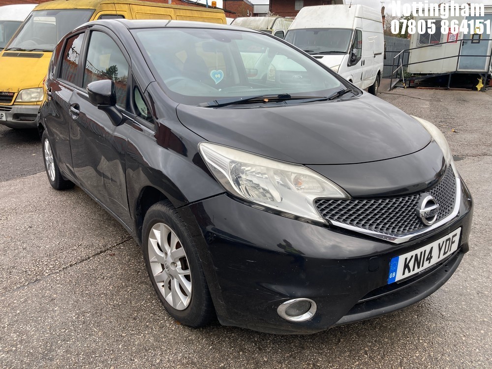 Location: Nottingham - 2014 NISSAN NOTE ACENTA PREMIUM MPV REG: KN14YDF, Keys: No, MOT Expiry date: 01/05/2025, 1198 Petrol, 5 Speed Manual Petrol, Former Keepers: 4