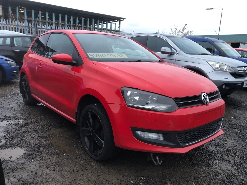 NOTE: ATF Registered Buyers ONLY - Location: Edinburgh - 2010 VOLKSWAGEN POLO SEL TSI 3 Door Hatchback REG: SV60MVR, Keys: No, 1197 Petrol, 5 Speed Manual Petrol, Former Keepers: 5