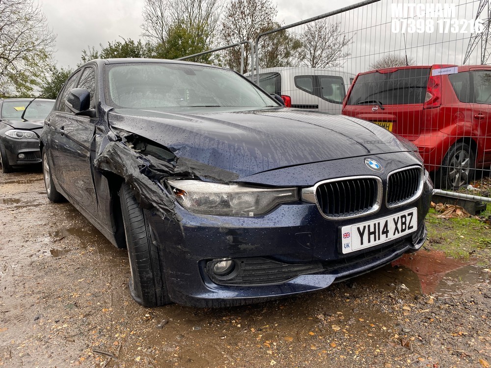 Location: Mitcham - 2014 BMW 320D EFFICIENTDYNAMICS AU 4 Door Saloon REG: YH14XBZ, Keys: No, MOT Expiry date: 15/02/2025, 1995 Diesel, 8 Speed Auto Diesel, Former Keepers: 4