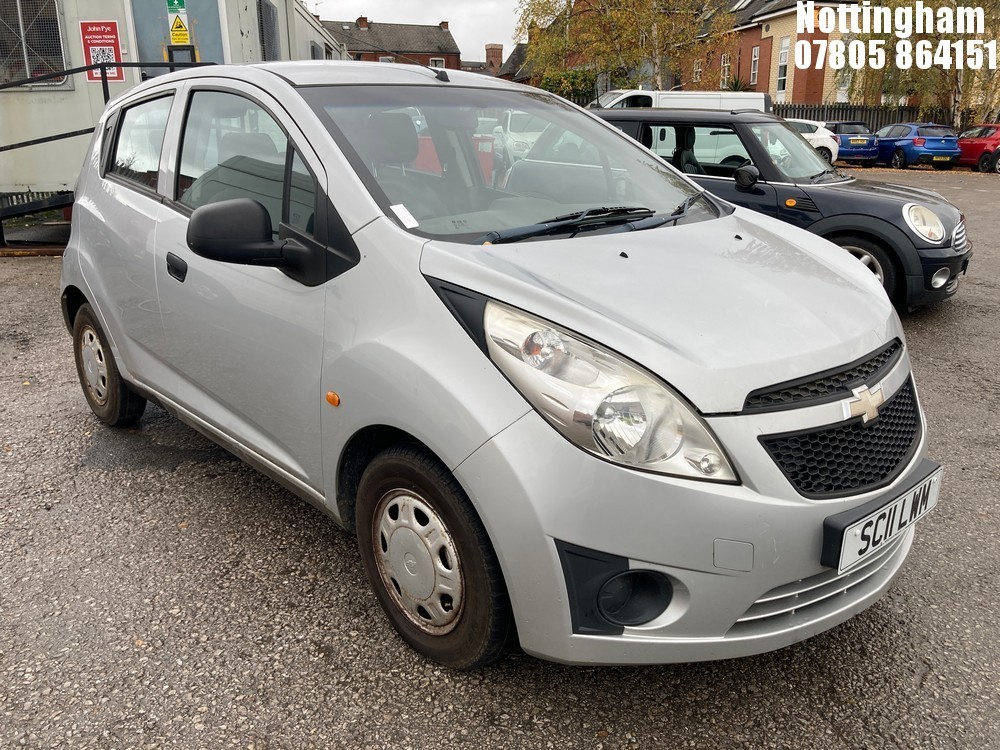 Location: Nottingham - 2011 CHEVROLET SPARK PLUS 5 Door Hatchback REG: SC11LWM, Keys: No, MOT Expiry date: 17/10/2024, 995 Petrol, 5 Speed Manual Petrol, Former Keepers: 5