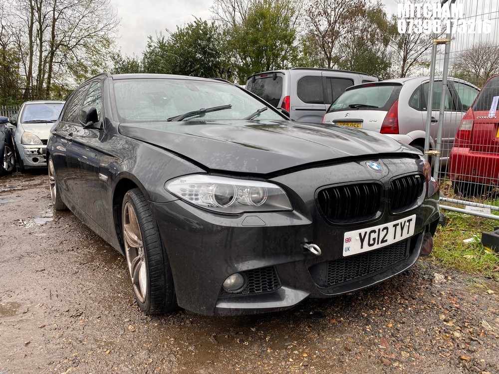Location: Mitcham - 2012 BMW 520I M SPORT TURBO AUTO Estate REG: YG12TYT, Keys: No, MOT Expiry date: 10/03/2026, 1997 Petrol, 8 Speed Auto Petrol, Former Keepers: 5