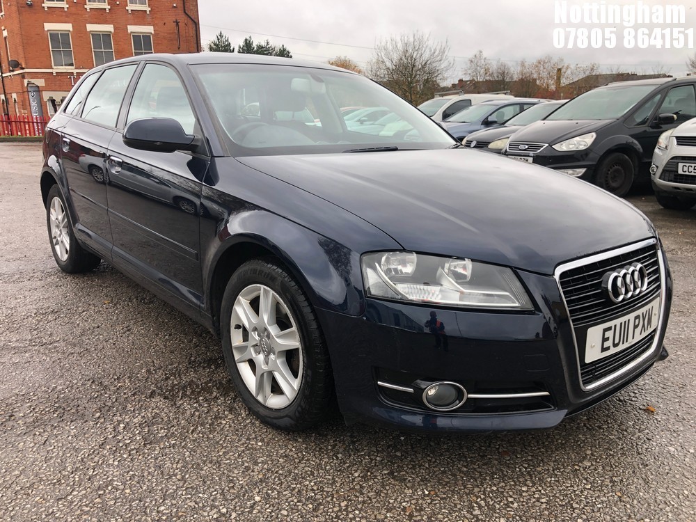 Location: Nottingham - 2011 AUDI A3 SE TDI S-A 5 DOOR HATCHBACK REG: EU11PXM, 1598cc DIESEL, 7 SPEED S-AUTO DIESEL, Former Keepers: 3, Keys: Yes, MOT Expiry date: 04/11/2026