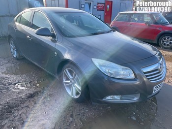Location: Peterborough - 2010 VAUXHALL INSIGNIA SRI 158 CDTI 5 Door Hatchback REG: DS60LLV, Keys: No, MOT Expiry date: 12/05/2025, 1956 Diesel, 6 Speed Manual Diesel, Former Keepers: 9