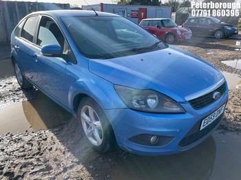 Location: Peterborough - 2009 FORD FOCUS ZETEC TDCI 109 5 Door Hatchback REG: EO59DNF, Keys: No, MOT Expiry date: 13/02/2026, 1560 Diesel, 5 Speed Manual Diesel, Former Keepers: 13