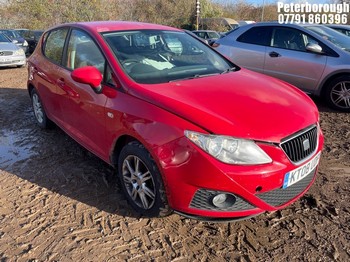 Location: Peterborough - 2008 SEAT IBIZA SE 5 Door Hatchback REG: KT08UDP, Keys: Yes, MOT Expiry date: 27/10/2025, 1390 Petrol, 5 Speed Manual Petrol, Former Keepers: 10