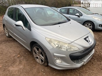 Location: Peterborough - 2008 PEUGEOT 308 SPORT 120 5 Door Hatchback REG: VA57ZKF, Keys: No, MOT Expiry date: 29/09/2025, 1598 Petrol, 5 Speed Manual Petrol, Former Keepers: 6