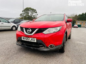 Location: Plymouth - 2015 NISSAN QASHQAI N-TEC + DCI 5 Door Hatchback REG: WV65LKU, Keys: No, MOT Expiry date: 22/05/2025, 1461 Diesel, 6 Speed Manual Diesel, Former Keepers: 4