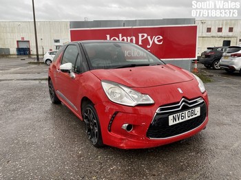 Location: South Wales - 2012 CITROEN DS3 DSTYLE + E-HDI 3 Door Hatchback REG: NV61OBL, Keys: No, MOT Expiry date: 14/04/2026, 1560 Diesel, 5 Speed Manual Diesel, Former Keepers: 10