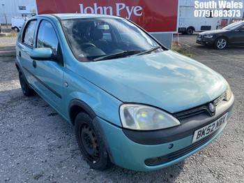 Location: South Wales - 2002 VAUXHALL CORSA CLUB 16V EASYTRONIC 5 Door Hatchback REG: BK52NBX, Keys: No, MOT Expiry date: 27/02/2024, 1199 Petrol, 5 Speed Semi Auto Petrol, Former Keepers: 5
