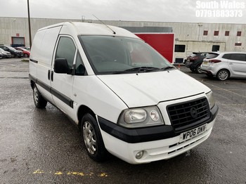Location: South Wales - 2006 FIAT SCUDO SX DYNAMIC JTD Panel Van REG: WP06DNV, Keys: No, MOT Expiry date: 22/02/2025, 1997 Diesel, 5 Speed Manual Diesel, Former Keepers: 7