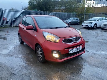 Location: Leeds - 2013 KIA PICANTO CITY 3 DOOR HATCHBACK REG: YG63BWL, 998cc PETROL, 5 SPEED MANUAL PETROL, Former Keepers: 3, Keys: Yes, MOT Expiry date: 22-10-2025