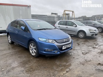 Location: Leeds - 2010 HONDA INSIGHT ES CVT 5 Door Hatchback REG: PY10FVZ, Keys: No, MOT Expiry date: 10-07-2025, 1339 Hybrid Electric, Variable 1 Speed Auto Petrol/E, Former Keepers: 6