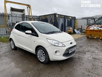 Location: Leeds - 2013 FORD KA ZETEC 3 Door Hatchback REG: PY62GXJ, Keys: No, MOT Expiry date: 31-01-2026, 1242 Petrol, 5 Speed Manual Petrol, Former Keepers: 5