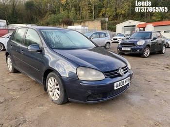 Location: Leeds - 2008 VOLKSWAGEN GOLF MATCH TDI 105 A 5 Door Hatchback REG: AA08KVH, Keys: No, MOT Expiry date: 04-01-2025, 1896 Diesel, 5 Speed Auto Diesel, Former Keepers: 6