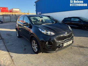 Location: St Helens - 2016 Kia Sportage 2 Crdi Isg 5 Door SUV REG: PJ66OCS, Keys: Yes, MOT Expiry date: 27/10/2025, 1685 CC Diesel, 6 Speed Manual Diesel, Former Keepers: 0