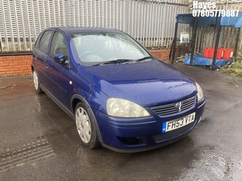 Location: HAYES / HEATHROW - 2004 VAUXHALL CORSA DESIGN 16V AUTO 5 Door Hatchback REG: FH53VTA, 1389cc Petrol, 5 Speed Auto Petrol, Former Keepers: 4, Keys: No, MOT: Expiry date24/01/2025