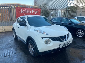 Location: Hayes - 2013 NISSAN JUKE VISIA DCI 5 Door Hatchback REG: LY13VCW, Keys: No, MOT Expiry date: 03/03/2026, 1461 Diesel, MANUAL, Former Keepers: 5