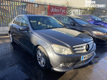Location: Hayes - 2009 MERCEDES C220 SPORT CDI A 4 Door Saloon REG: MK09UPN, Keys: No, MOT Expiry date: 19/10/2023, 2148 Diesel, 5 Speed Auto Diesel, Former Keepers: 6